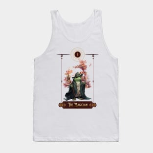 "The Magician" Frog Tarot Card Tank Top